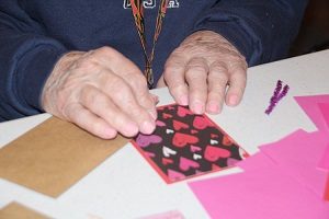 making valentine cards