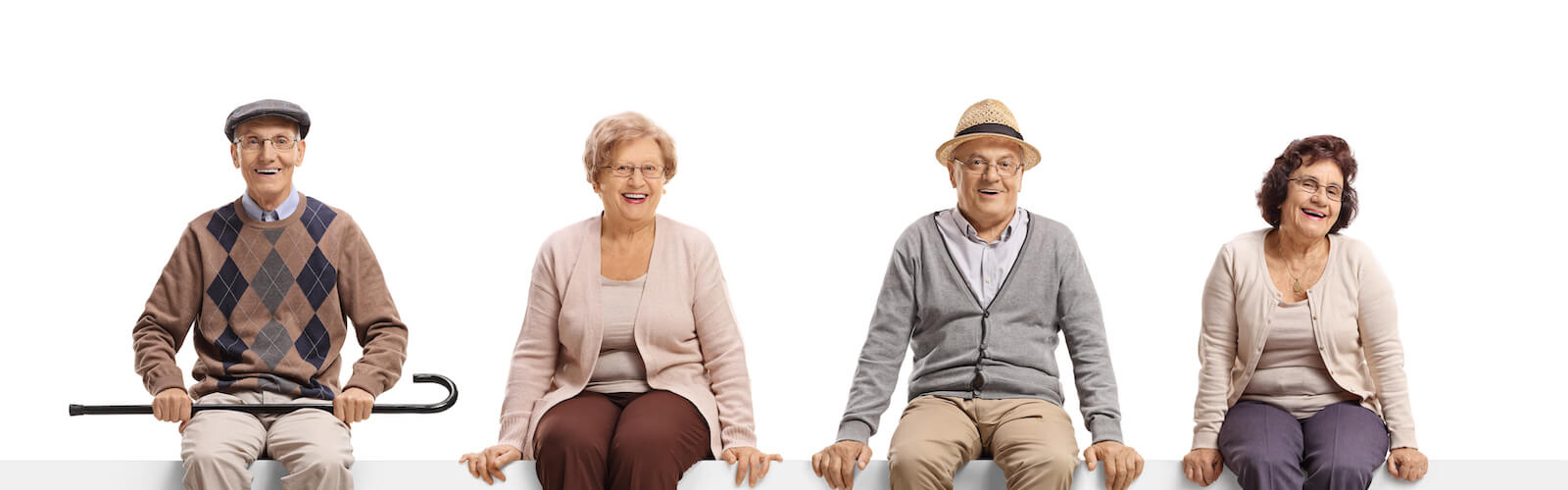 seniors in a portrait