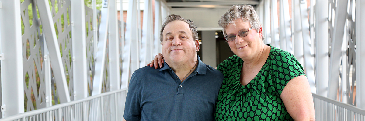 A neurodivergent person and a loved one.